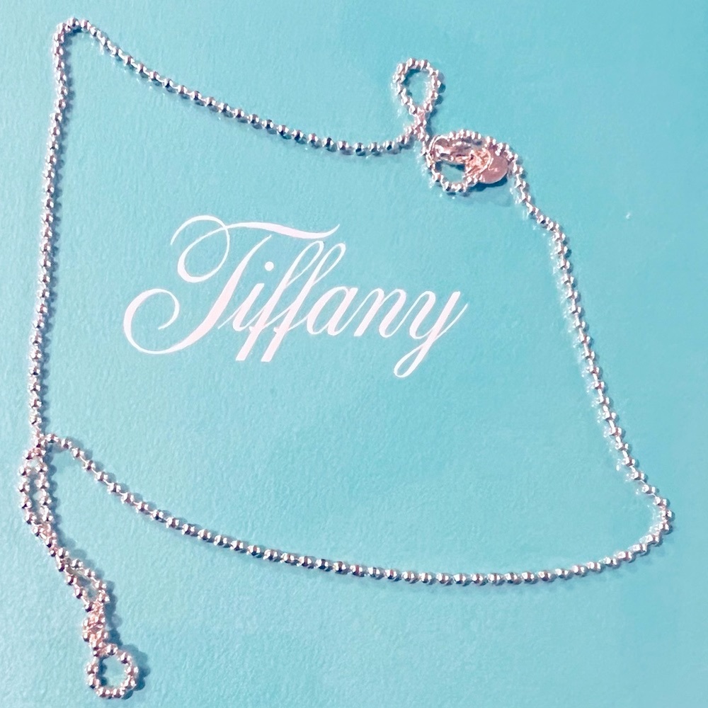 Authentic Tiffany 18” Paloma Picasso Bead Chain Necklace